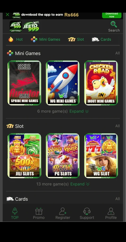 Jeeto999 Games
